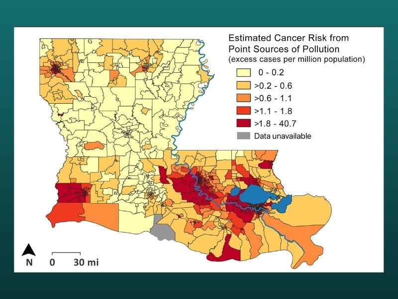 Tulane study Louisiana's severe air pollution linked to dozens of